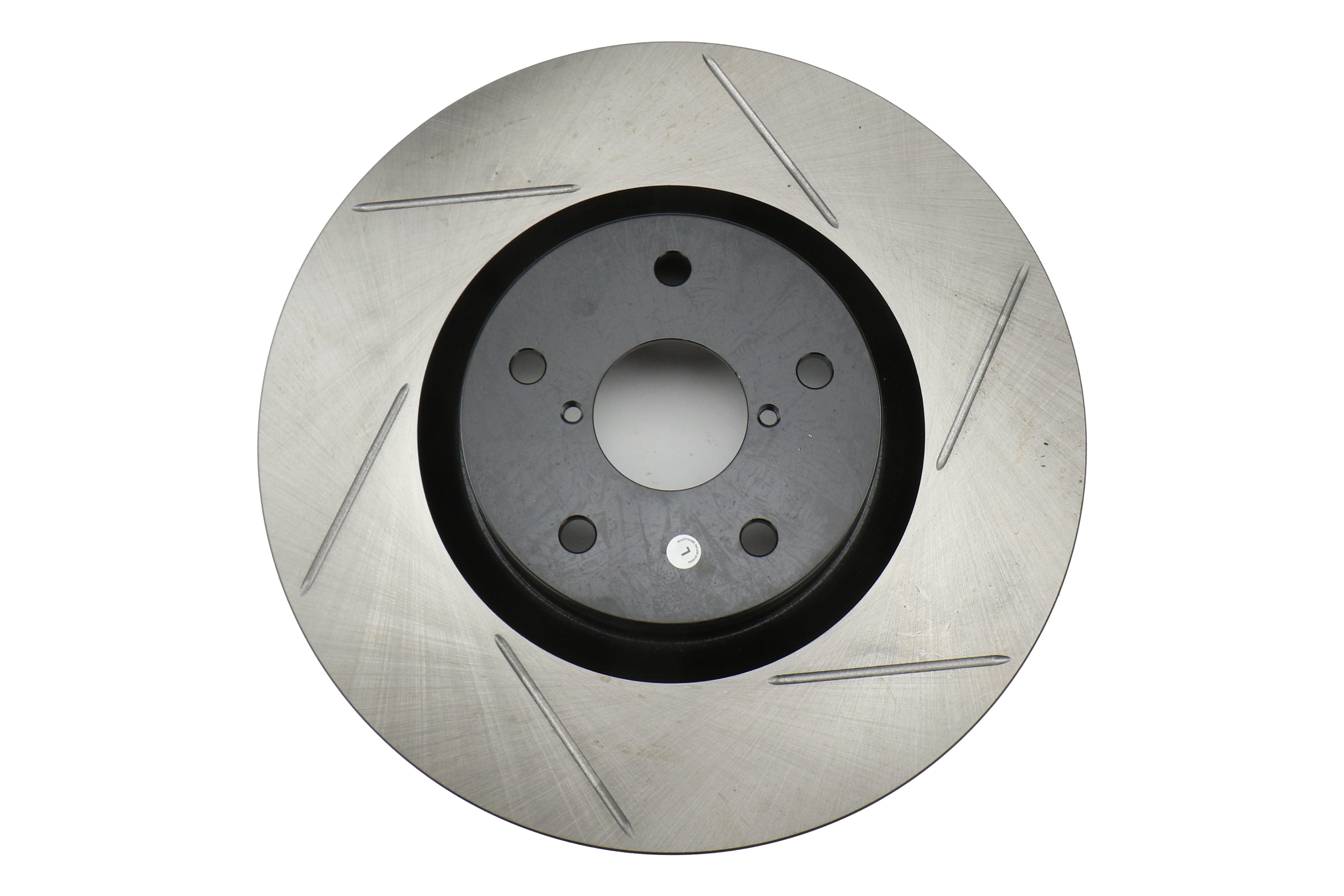 Stoptech Slotted Front Left Rotor Single - 2005-2017 Subaru STI